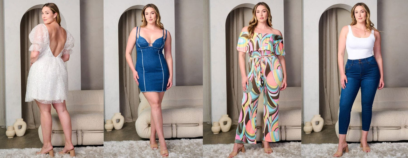 New Style Ladies Fashion Dresses Wholesale Plus Size Women