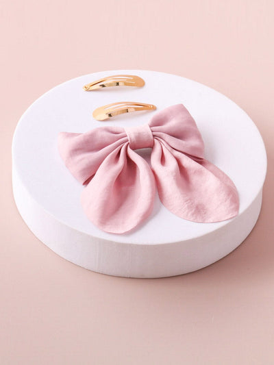 WOMEN'S FASHION ASSORTED COLORS BOW HAIR CLIPS