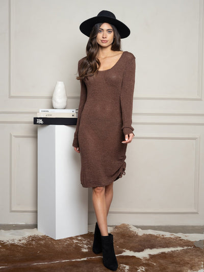 WOMEN'S MIDI SWEATER DRESS